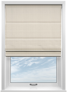 Corrugation, Pale Cream - Roman Blind